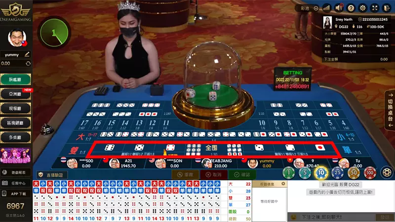 骰寶高手都只下點數,既保證勝率又能拚高倍率骰寶獎金